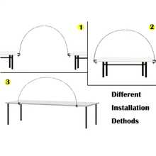 1set Balloon Arch Kit, Wedding Round Arch Stand, Iron Ring Arch For Venue Decoration And Prop,Christmas - Black - View 4