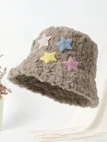 帽子，女士帽子，冬帽，轻便保暖帽，渔夫帽，时尚百搭折叠盆帽，毛绒女帽