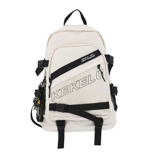 Mochila Feminina Impermeável Estilo Coreano, Casual, Escolar, Trabalho, Viagem, Multifuncional com Fivela e Zíper