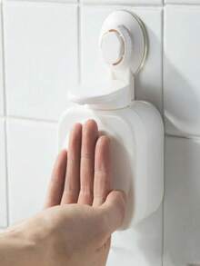 Dispensador de jabon, crema, lociòn  succion a la pared - Blanco - Ver 4