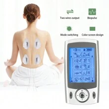 Direct Electronic Pulse Massager 10 Modes 20 Intensities TENS Unit Digital Rechargeable LCD Display Full Body Massage Muscle Stimulator With 10pcs Electrode Pads