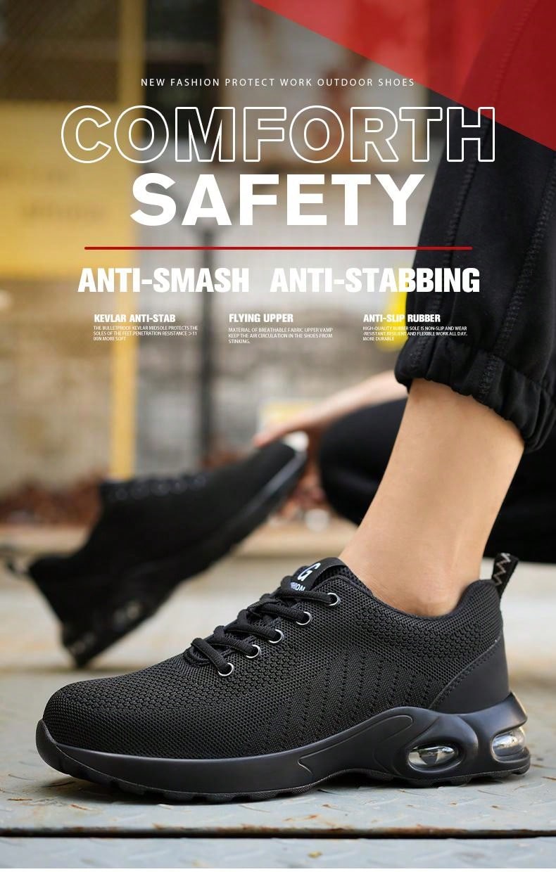 Punteras De Acero Para Zapatos - Antideslizantes, Con Correa, Para Trabajo Y Caminar