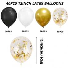 40Pcs/Set 12inch Mix Blue Rose Gold Confetti Latex Balloon For Birthday Anniversary Wedding Balloons Party Decorations