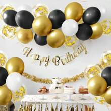 40Pcs/Set 12inch Mix Blue Rose Gold Confetti Latex Balloon For Birthday Anniversary Wedding Balloons Party Decorations