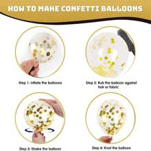 40Pcs/Set 12inch Mix Blue Rose Gold Confetti Latex Balloon For Birthday Anniversary Wedding Balloons Party Decorations