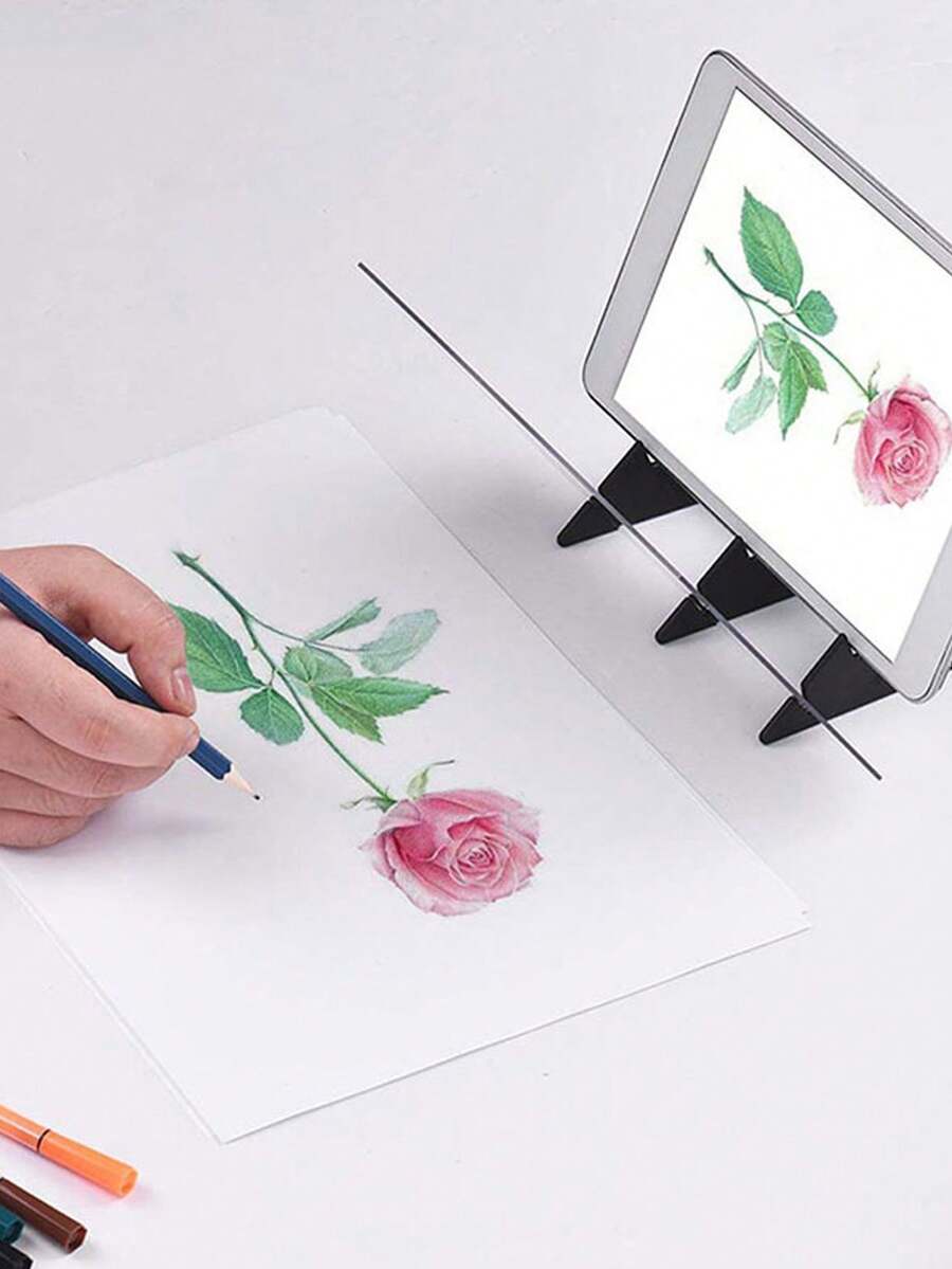 1 Pieza Mesa De Proyección De Dibujo Para Copiar Dibujos En Color Gris - Gris - Ver 1