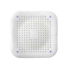 1pc Square Suction Cup Floor Drain Filter For Bathroom & Kitchen, Hair Stopper & Anti-clogging Tool - Black - View 6