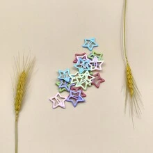 18 件糖果色五尖星髮夾 Y2k 原宿頭飾可愛甜美星形百搭飾品 - 彩色 - 查看 6