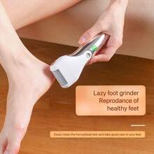 1入組2023新式電動足部磨砂器,數字顯示屏,可除去死皮,美化雙腳,附有濕乾兩用足磨石,可充電式一體化設計
