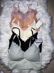 Plus Size Bras & Bralettes - Nhiều màu - Xem 10