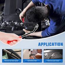 100/101/130 قطعة مشابك بلاستيكية عالمية للسيارة مختلطة الأشكال، مع أداة فك وتركيب ،مناسبة لحماية واجهة السيارة والديكور الداخلي والتركيبات