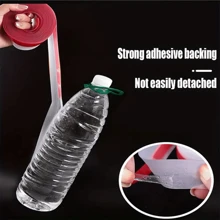 1 Roll Transparent Acrylic Self-adhesive Tape In Tpe Material, Length 1m/3m/5m, Width 25mm/35mm/45mm, For Door Bottom, Edge, Closet Door, Dustproof, Windproof, Warm-keeping, Sealing Strip
