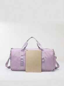 1 件时尚旅行行李袋、健身包、过夜行李袋、服装袋、周末包、多功能带鞋隔层、干湿分离、便携大容量、适合旅行、度假、学校、商务、大学、户外、男女通用经典优雅尼龙休闲包，也适合学生包用于学校配件学校用品