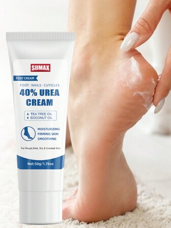 Crema De Urea 40%, Crema De Pie Para Pies Secos Y Agrietados, Tratamiento De Reparación De Talones, Rodillas, Codos Y Manos, Removedor De Callos De Maíz Hidratante Para Pies, Suavizante De Uñas Para Cuidado De Los Pies