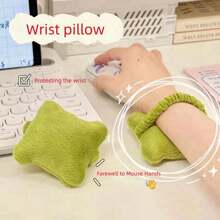 Almohadilla Para Muñeca Y Ratón, Cojín Para Reposamuñecas, Teclado, Para Escritura Y Protección En La Oficina, 1 Ud. - Rosa - Ver 4