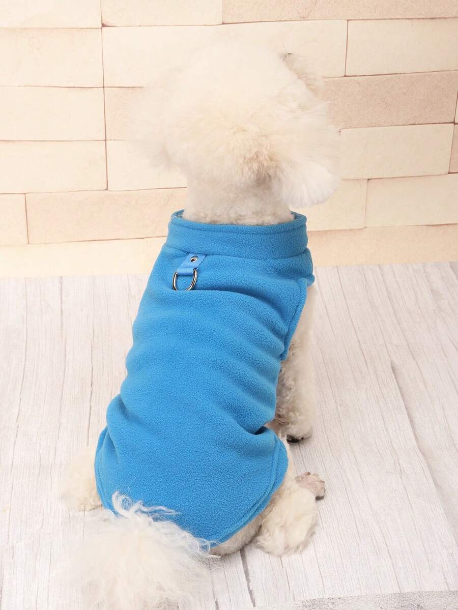 Arnés De Chaleco Para Mascotas Con Correa, Adecuado Para Perros Y Gatos, Para Todas Las Estaciones, 1 Unidad - Azul - Ver 1