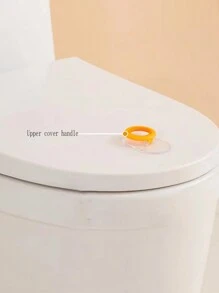 3-pack Toilet Lid Lifter Bathroom Non-dirty Hand Toilet Lid Lifter Household Toilet Toilet Lid Flip Handle - Orange - View 1