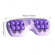 1 Stück Fußmassagegerät Mit Vierreihigem Rollrad, Fußakupressurpunktmassageroller Entspannt Plantar