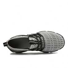 男士防砸、防刺穿運動安全鞋,耐用舒適 - 灰色 - 查看 5