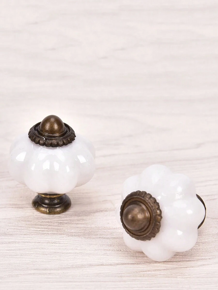 2 件復古陶瓷櫥櫃門把手陶瓷梳妝台抽屜把手衣櫃把手衣櫃把手櫥櫃