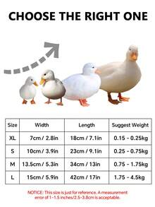 1pc Pet Duck Clothes With Duck-shaped Poultry-style Suspenders And Diaper - Multicolor - View 4