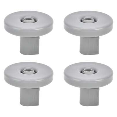 4pcs 40mm Diameter Dishwasher Wheels Suitable For AEG Favorit, Privileg, Zanussi Top/Bottom Basket Replacement Parts, Dimensions: 40x29mm / 1.57x1.14in