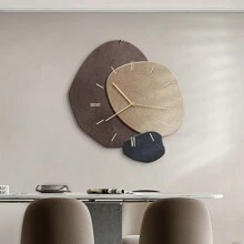 Reloj De Pared De Estilo Moderno Y Decorativo Con Diseño Artístico - Gris - Ver 2