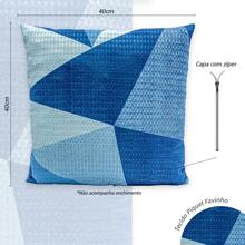 Ga trải giường Với Vỏ gối - Khảm xanh - Xem 3