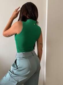 Women Tank Tops & Camis - Verde - Ver 2