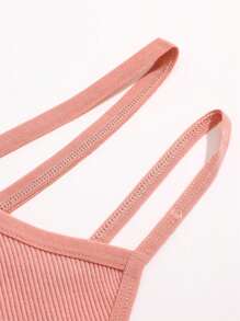 5入組女式無縫雙帶混織丁字褲 - 彩色 - 查看 5