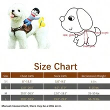 Disfraz de perro, disfraz de mascota, traje de vaquero estilo jinete - Multicolor - Ver 7