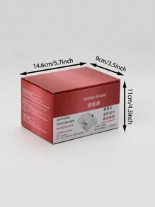 適用於縫紉機的卷線器,易於攜帶的便攜式自動卷線機,適用於縫紉和手工藝品 - 白色 - 查看 2