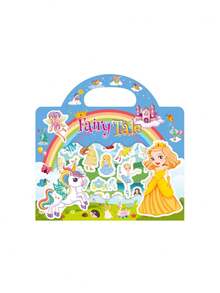 1 Miếng Montessori Đồ chơi Sách Với Có thể tái sử dụng Hình dán Đối với Trẻ em Giáo dục sớm , Trường mẫu giáo Câu đố Trò chơi - Nhiều màu - Xem 3