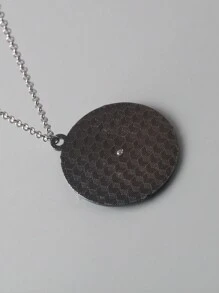 1 pieza Collar con colgante de rueda de toma de decisiones personalizada para hombres, accesorio giratorio y colorido de ruleta divertida - Multicolor - Ver 3