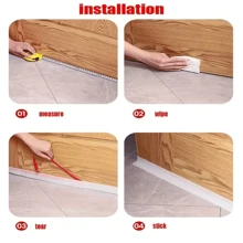 1 Roll Transparent Acrylic Self-adhesive Tape In Tpe Material, Length 1m/3m/5m, Width 25mm/35mm/45mm, For Door Bottom, Edge, Closet Door, Dustproof, Windproof, Warm-keeping, Sealing Strip