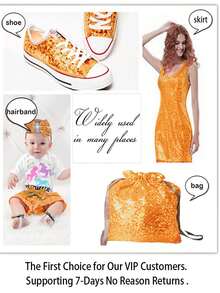 1片金色閃閃發亮網狀閃粉布料,適用於製作正式連衣裙和婚禮/派對桌布及裝飾 - 金色 - 查看 4