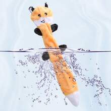 3pcs / Bộ Con cáo , Và Sóc - Đổ đầy Cót két Đồ chơi cho chó , Thích hợp Đối với Nhỏ bé Và Kích thước trung bình , 3pcs Bằng phẳng Đổ đầy Mềm mại Đồ chơi Plush Đối với Thú cưng Sử dụng Chỉ một - Nhiều màu - Xem 4