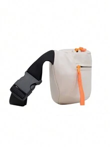 1pc Fashionable Waterproof Women'S Waist Bag With Large Capacity, Convenient To Use - White - View 5