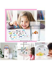 1 Miếng Montessori Đồ chơi Sách Với Có thể tái sử dụng Hình dán Đối với Trẻ em Giáo dục sớm , Trường mẫu giáo Câu đố Trò chơi - Nhiều màu - Xem 11