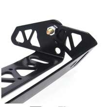 1 Set Silver Personalized Rotating License Plate Frame - Silver - View 6