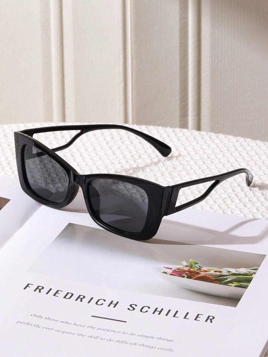 1 件女士猫眼镜框时尚眼镜，适合日常佩戴、聚会、旅行和驾驶