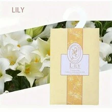 5入組百合薰衣草抽屜壁櫥香氛袋,防潮抗菌除霉小型薰香袋,帶家用掛架的房間空氣清新袋,長效香氛袋家庭聖誕禮物