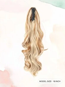 Claw Clip Ponytail Extension Curly Wavy  Clip in  Long Ponytails Hair  Extensions Synthetic  Hairpiece for Women