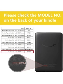 Capa Case  Kindle  11 Geração  Tela 6,0 - 2022   C2V2L3   Com Alça Função Hibernar e Fechamento Magnético - Roxo - Visão 2
