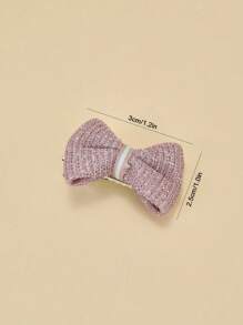 3pcs Bow Decor Pet Hair Clip - Multicolor - View 7