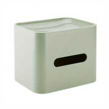 創意塑料面紙盒,適用於家庭、浴室、客廳、臥室、辦公桌 - 粉色 - 查看 7