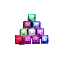 12 Piezas Cubo Hielo Led Multicolor Fiesta Evento Sumergible - Multicolor - Ver 2