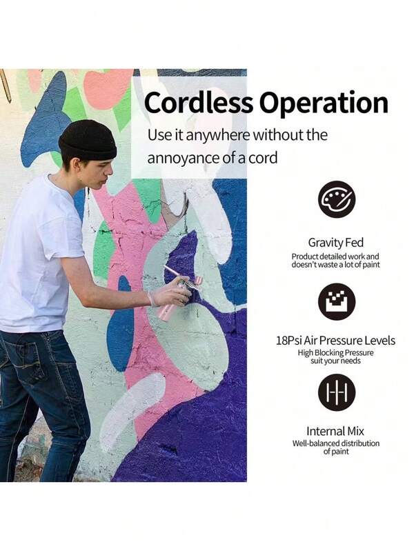 SUNPINT 納米噴槍噴漆機甲鍵設計工具迷你氧氣噴槍,便攜手持面部美容器材,適用於家庭使用