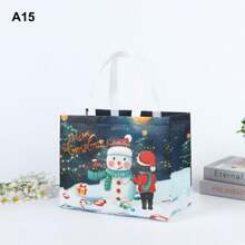 聖誕燙印手提袋、各種風格的糖果零食包裝袋、聖誕派對禮物創意禮物包裝袋、手提袋 - 彩色 - 查看 7