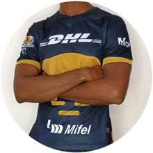 Pumas Black With Gold Jersey T-Shirt + Adult Soccer Shorts Set - 藏蓝色 - 查看 1